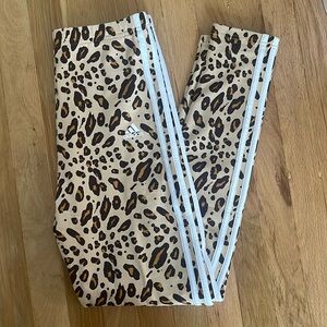 NWT Essentials 3-Stripes Animal Printed Leggings